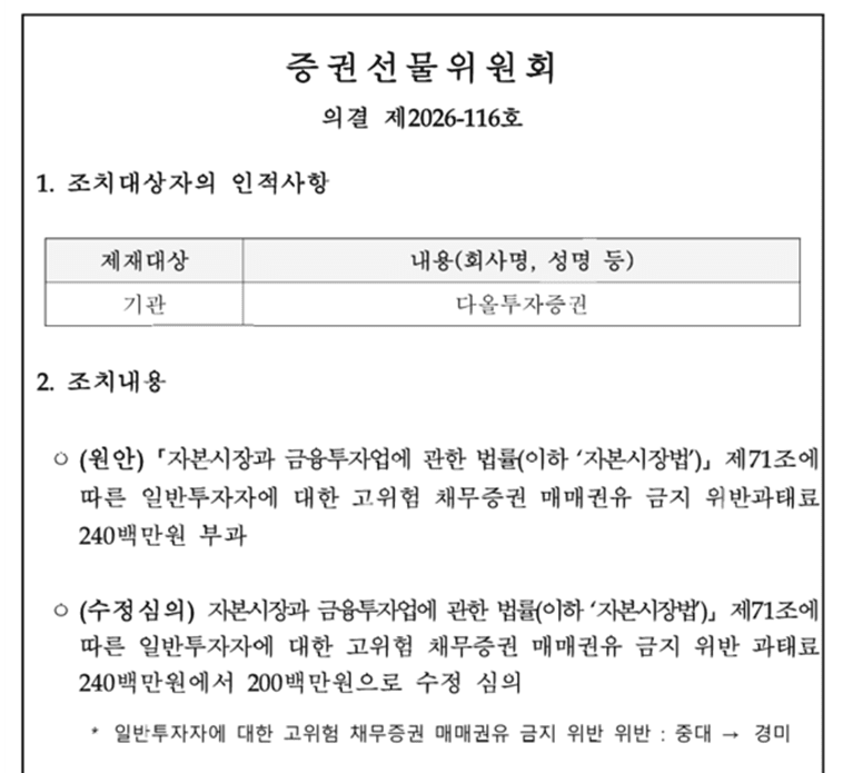 [이슈]'경영 하수' 이병철 다올투자증권 회장의 잇단 무리수...대주주 적... - 뉴스 썸네일 이미지